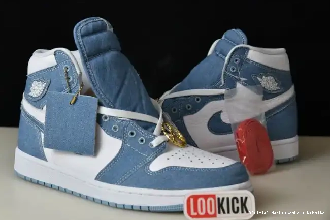 Official Maikesneakers Jordan DM9036-104 High 1 OG Denim Air WMNS 0526